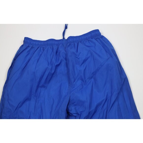 Vintage 90s Reebok Mens XL Classic Logo Lined Windbreaker Joggers Pants Blue - Picture 11 of 14